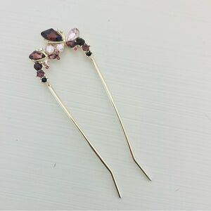 Elegant Butterfly and Flower Hair in U shape